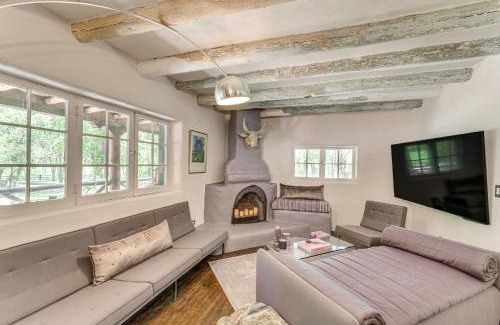 Taos Casa | Mid-Century Modern Taos Home with Hot Tub and Fire Pit
