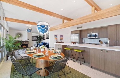 Palm Desert Casa | Mid Century Modern home -newly renovated with swim jet pool, spa on golf course!