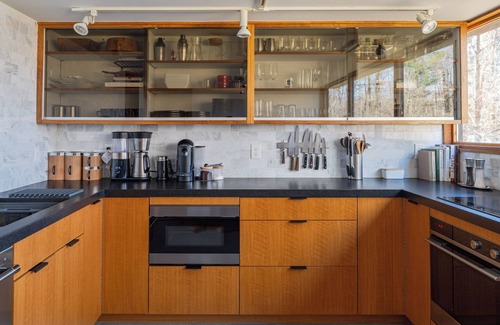 Brewster Casa | Mid-Century Seclusion: An Architectural Marvel w/ Hot Tub