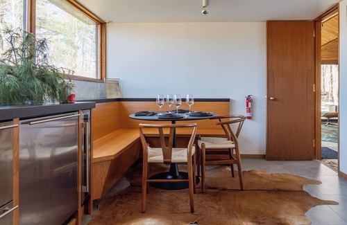 Brewster Casa | Mid-Century Seclusion: An Architectural Marvel w/ Hot Tub
