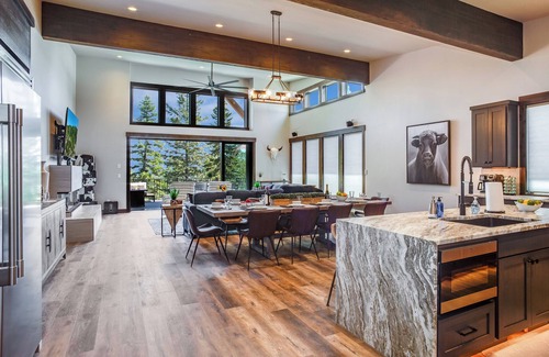 Whitefish Casa | Mid-Mountain Ski In/Ski Out with Game Room + Hot Tub + Pet Friendly