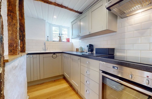 Watchet Cabaña | Medio Stolford Cottage, tiene capacidad para 9 personas en zonas rurales de Somerset