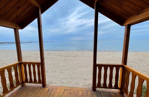 Mackinaw City Cabina | Mighty Mac Bridgeview Cabin 1