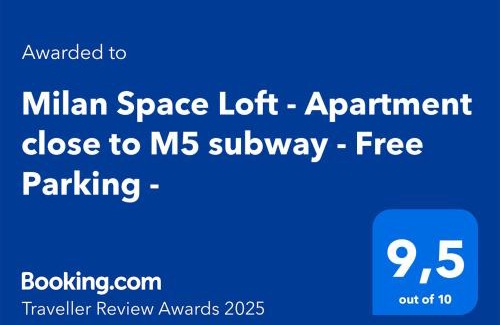 Bicocca Apartamento | Milan Space Loft - Apartment close to M5 subway - Free Parking - Sky & Netflix TV