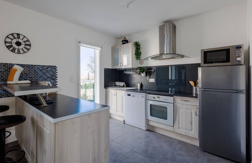 Saint-Victor-la-Coste Casa | Mimosas - Maison plain pied climatisée