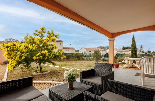 Saint-Victor-la-Coste Casa | Mimosas - Maison plain pied climatisée