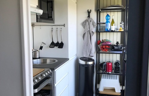 Thonon-les-Bains Apartamento | Miniloft nueve de 32 m2 con acceso directo y privado al puerto