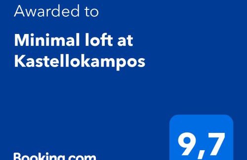 Kastellocampos Apartamento | Minimal loft at Kastellokampos
