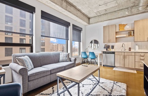 Warehouse District Apartamento | Minnestay * City Loft 24 ★ Caminar al campo objetivo ★ Viajeros de negocios