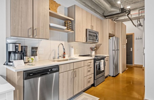 Warehouse District Apartamento | Minnestay * City Loft 24 ★ Caminar al campo objetivo ★ Viajeros de negocios