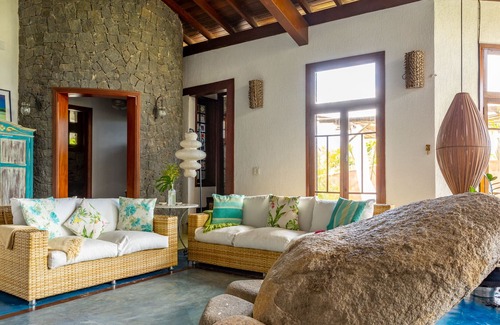 Tesouro da Colina Casa | Casa Ilhabela - Mirador de Carijós, amplia y con vista panorámica al mar
