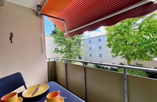 Aschach Apartamento | ML Apartment mit Balkon - Seenah, Ruhig und Zentral vor der Insel Lindau
