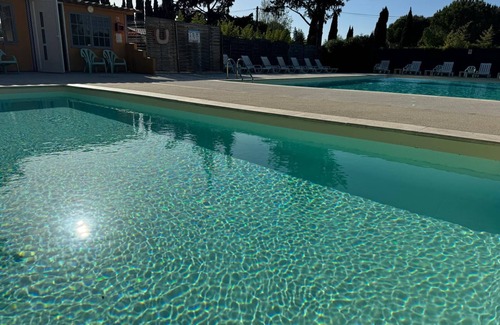 Villeneuve-les-Maguelone Casa | Mobil-home Riviera flower, 4pers 2ch, at Camping de l'Arnel