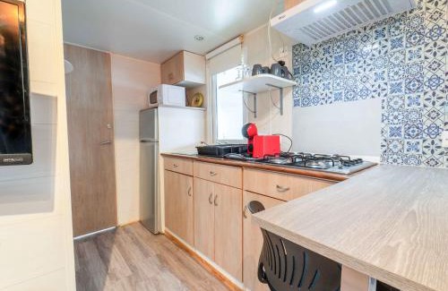 Mimizan Casa | Mobil-home 2 chambres avec climatisation, terrasse et piscine à Mimizan - FR-1-50-162