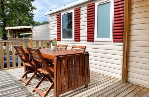 Lege-Cap-Ferret Chalet De Esquí | MOBIL HOME 6 personnes Cap Ferret