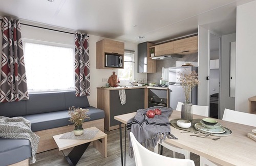 Les Cabannes Casa | Mobil-Home 6 persons, 3 bedrooms in Ariège Pyrenees
