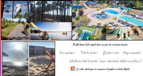 Saint-Julien-en-Born Apartamento | Mobil Home cosy à Contis Proche plage et nature