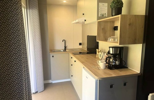 Saint-Vincent-de-Cosse Casa | Mobil-Home Komfort Cahita17.8m2 (1Schlafzimmer) + überdachte Terrasse 13.5m2 2 Personen