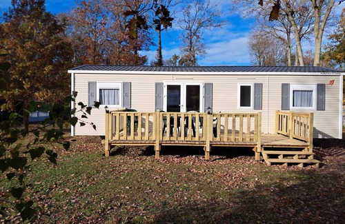 Marcilly-sur-Eure Casa | Mobil-home Grand Confort au Cœur D'un Domaine Normand
