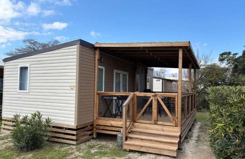 Torreilles-Plage Chalet De Esquí | Mobil-home les pieds dans l'eau camping LES DUNES 5"'"