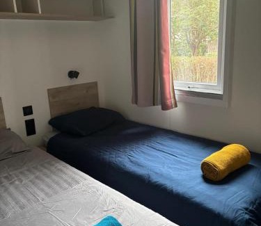 Torreilles-Plage Chalet De Esquí | Mobil-home les pieds dans l'eau camping LES DUNES 5"'"