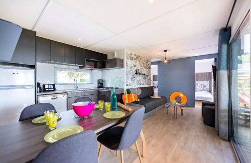 Asserac Casa | Mobilheim Premium Meerblick 4 Zimmer 6 Personen + TV 2 Badezimmer