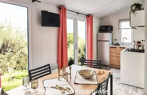 Cahagnolles Casa | Mobilheim Tribu 71m2 (5 Schlafzimmer 3 Badezimmer) + Terrace 11 Personen