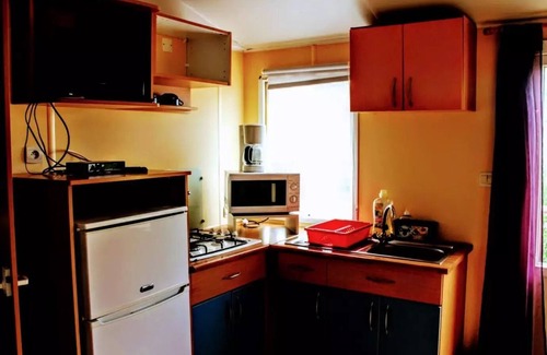 Verteillac Casa | Camping Le Pontis ** - Casa móvil 3 habitaciones 3 personas