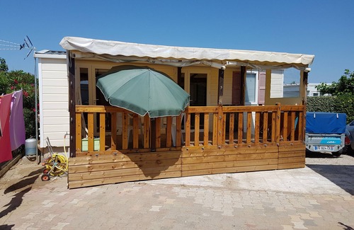 Les Ayguades Casa | Casa móvil de 2 dormitorios a 50 metros de la playa