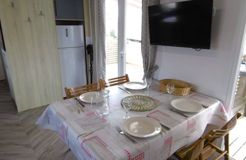 Saint-Jacques Casa | Mobile home 6 people in campsite direct - access beach