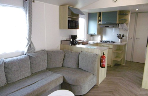 Saint-Jacques Casa | Mobile home 6 people in campsite direct - access beach