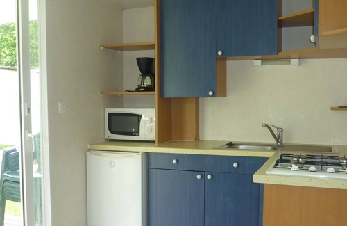 Carcans Casa | Casa móvil cerca del lago y el océano en un camping familiar