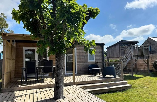 Saint-Molf Casa | Mobilheim 3 Zimmer 4 Personen + Cabane Kinder + TV