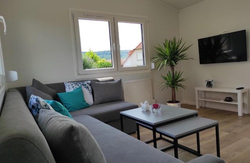 Wiesenbronn Apartamento | Mobilheim am Geisberg