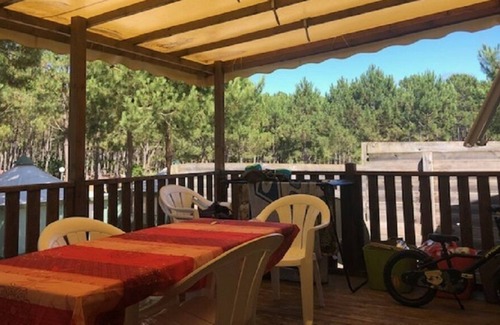 Saint-Girons Plage Casa | Mobilhome 4/6 people direct access to the beach