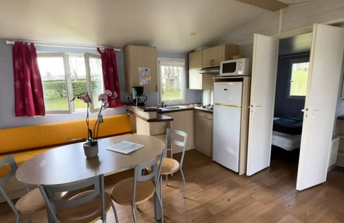 Pays-de-Belves Casa | Mobilhome Comfort 33,5 m2 3 Schlafzimmer + halb überdachte Terrasse + Klettern 6 Personen