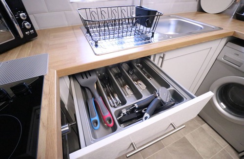 Grantham Apartamento | Modern 1-Bedroom Apartment Close to Grantham Town Centre – Sleeps 6