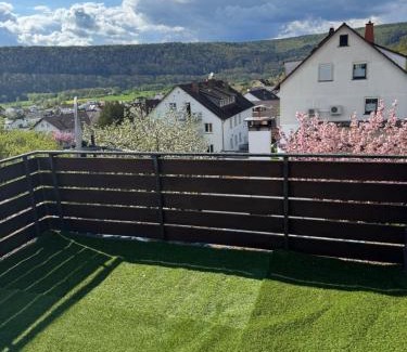 Bad Bocklet Apartamento | Modern 2 bedroom apartment with balcony