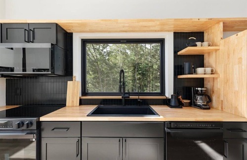 Rileyville Chalet De Esquí | Modern 2-Bedroom Scandanavian Style Chalet Near Shenandoah Natl Park w/Hot Tub