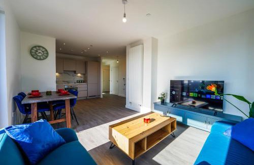 Wembley Park Apartamento | Modern 2BR Wembley Apartment Stadium Views and Balcony