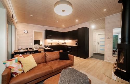 Rukatunturi Villa | Modern 3BR Villa Retreat in Ruka with Private Sauna & Near Ski Slopes