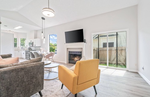 Wells Branch Casa | ❤️modern 5☆accommodation in 3B2B✔King size bed✔ BBQ✔ pet friendly✔5 mi to Domain