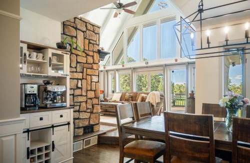 Larkspur Casa | Modern A-Frame Hot Tub Views