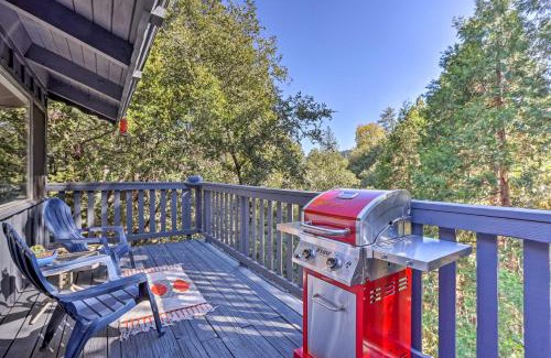 Crestline Casa | Modern and Unique Cabin with Deck by Lake Gregory!