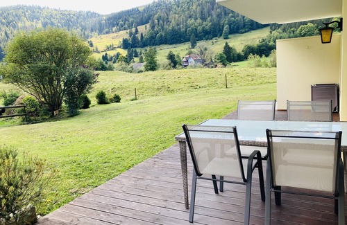 St. Blasien Apartamento | Modern apartment with private sauna, close to bathing lakes, ski lift and thermal baths