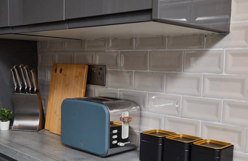 Darley Abbey Apartamento | Modern Apartment for Contractors | Free Wi-Fi