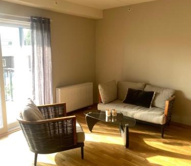 Bardufoss Apartamento | Modern apartment in Bardufoss Center - two bedrooms, garage, terrace