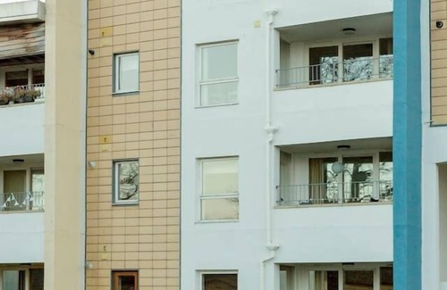 Fisherrow Apartamento | Apartamento moderno, increíbles vistas al puerto, wifi y estacionamiento