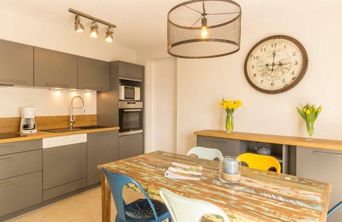 Barneville-Carteret Cabaña | Casa frente al mar con jardín, ideal familias, mascotas bienvenidas