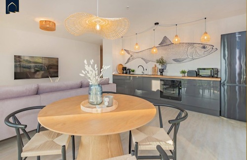 Koelpinsee Apartamento | Modern bluefish hut with balcony - only 800 m to the beach